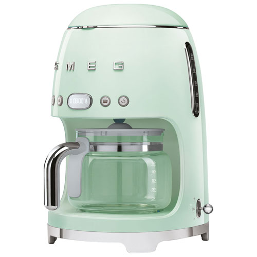 Smeg 50's Style Programmable Drip Coffee Maker - 10-Cup - Green