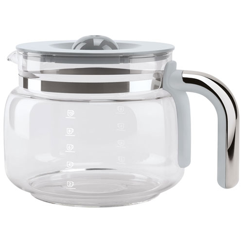 Cafetière à filtre programmable de style années 50 de Smeg - 10 tasses - Rouge