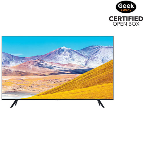 Samsung 50 4k Uhd Hdr Led Tizen Smart Tv Un50tu8000fxzc Open Box Best Buy Canada