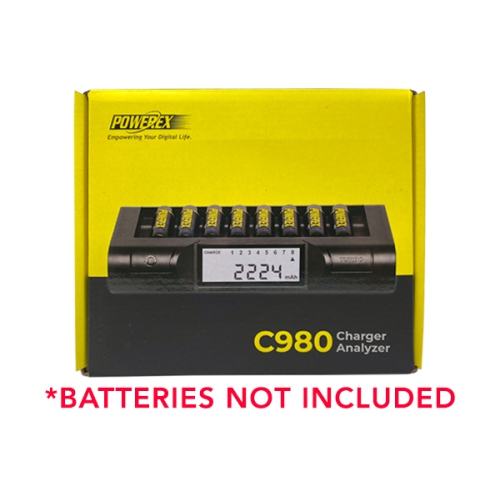 Powerex C980 8 Bay LCD Battery Charger