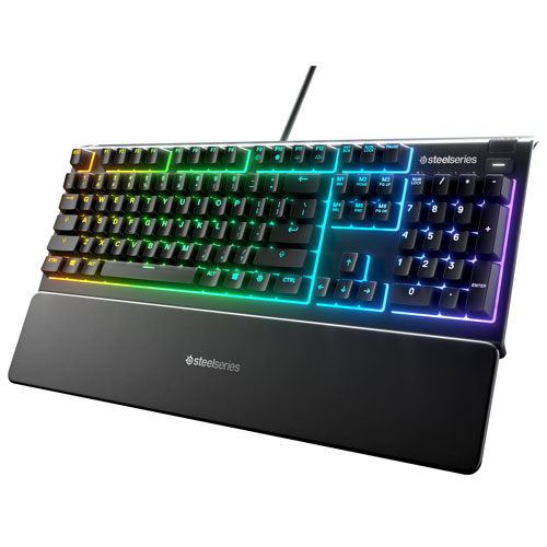 SteelSeries Apex 3 Backlit Gaming Keyboard - English
