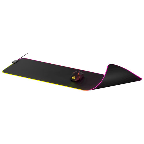 SteelSeries QcK Prism XL Gaming Mouse Pad - Black