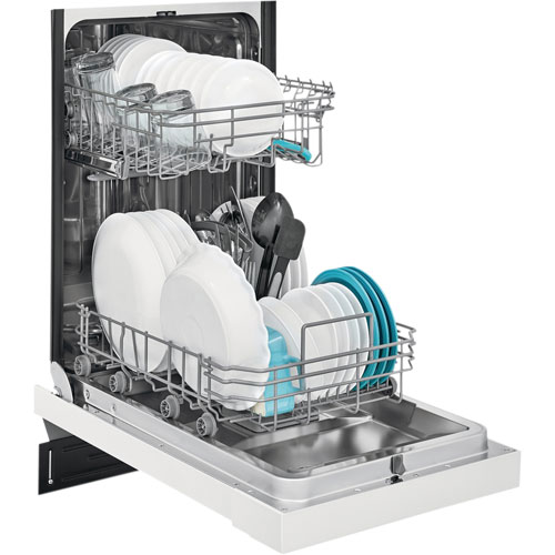 Frigidaire 18" 52dB Built-In Dishwasher - White - Open Box - Perfect Condition
