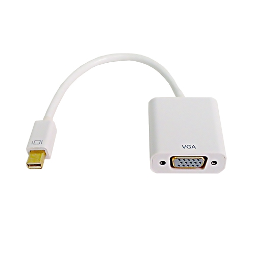 Adaptateur Mini DisplayPort Mâle vers VGA Femelle