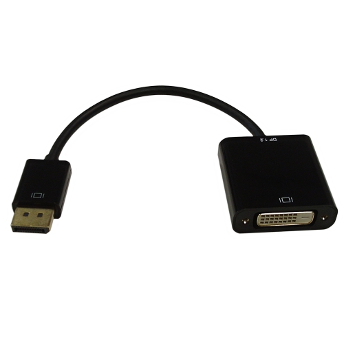 HYFAI  6 Inch Displayport Dp Male V1.2 to Dvi Female Video Cable Adapter, Active