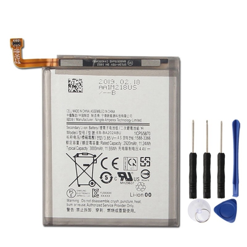 Replacement Battery & Repair Tools Compatible for Samsung Galaxy A10e / A20e (A205), EB-BA202ABN EB-BA202ABU EB-BA202ABE