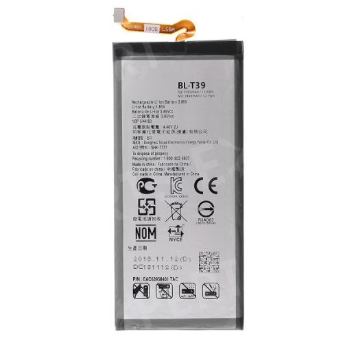 Detective Bezwaar privaat Replacement Battery for LG G7 ThinQ / Q7, BL-T39 | Best Buy Canada