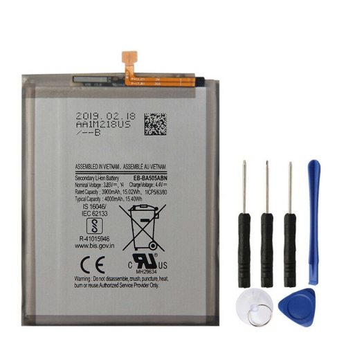 Replacement Battery & Repair Tools Compatible for Samsung Galaxy A20 / A30 / A30s / A50, A202 EB-BA205ABE EB-BA305ABE A505 EB-BA505ABE