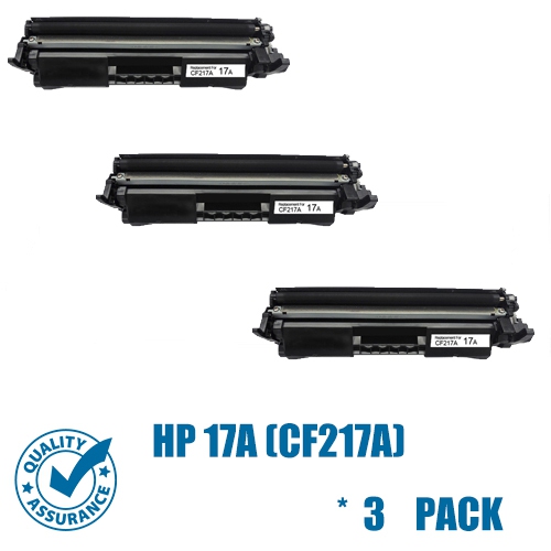 Printer Pro™ Compatible Replacement for 3 Packs Deal HP 17A Black Toner Cartridge for HP Printer MFP M130fn M130a M130fw M130nw M102a M102w