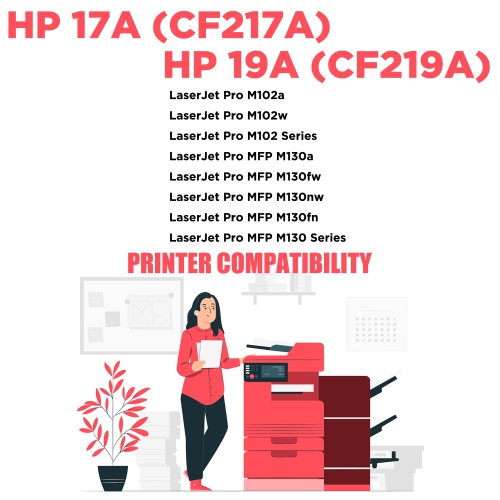Printer Pro™ Compatible Replacement for 3 Packs Deal HP 17A Black Toner Cartridge for HP Printer MFP M130fn M130a M130fw M130nw M102a M102w