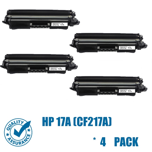 PRINTER PRO  Compatible Replacement for 4 Packs Deal HP 17A (Cf217A) Toner Cartridge for HP Printer Mfp M130Fn M130A M130Fw M130Nw M102A M102W