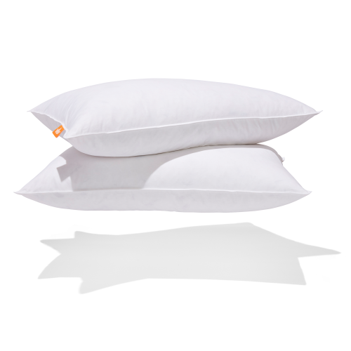 Canadian Down & Feather Co - White Goose Feather Pillow - Standard, Soft Support - 2 Pack