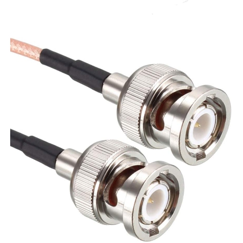 HYFAI  3 Ft Bnc Male to Bnc Male Coax Cable Rg316 Rf Coaxial Cable 50 Ohm for Video Signals, Cctv, Dvr, Camera