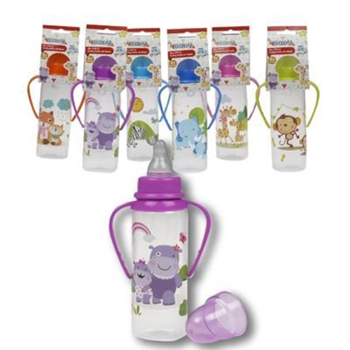 Baby Bottle 8oz 6 Pieces Assorted Colors