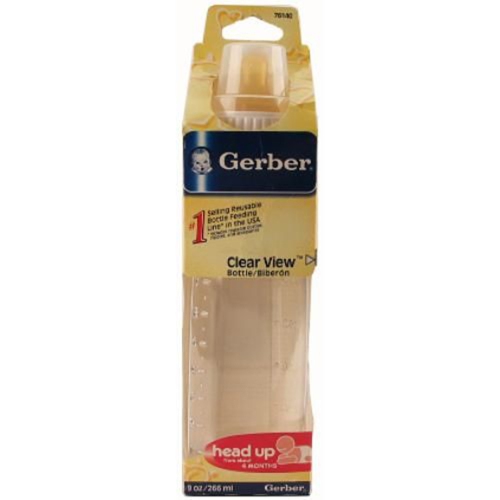 Gerber Bottle 9oz With Color Top