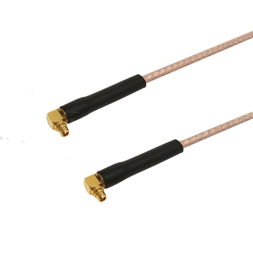 Hyfai 10 ft RG316 Right-Angle MMCX Male to 90 Degree Right Angle MMCX Male Coax Coaxial Cable