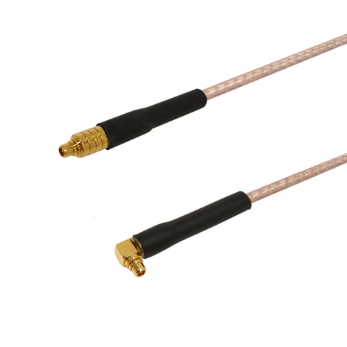 Hyfai 6 ft RG316 MMCX Male to 90 Degree Right Angle MMCX Male Coax Coaxial Cable