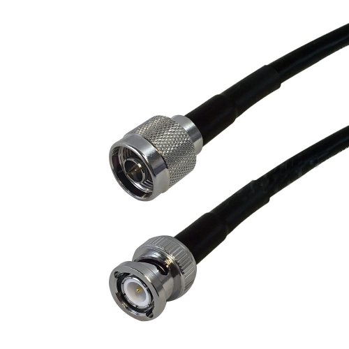 Hyfai Times Microwave 15 ft LMR-240 Ultraflex Coax Cable Jumper BNC Male to BNC Male - 4Ghz 50 Ohm Antenna Cable