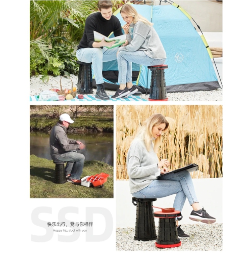 Retractable Outdoor Portable Stool Folding Camping/Fishing Stool (FREE SHIPPING)