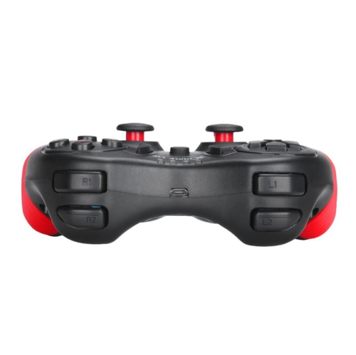 Xtrike Me GP-45 - Manette de Jeu Sans-Fil avec Batterie Intégrée, Bluetooth ou Filaire, Pour Android et PC, Noir