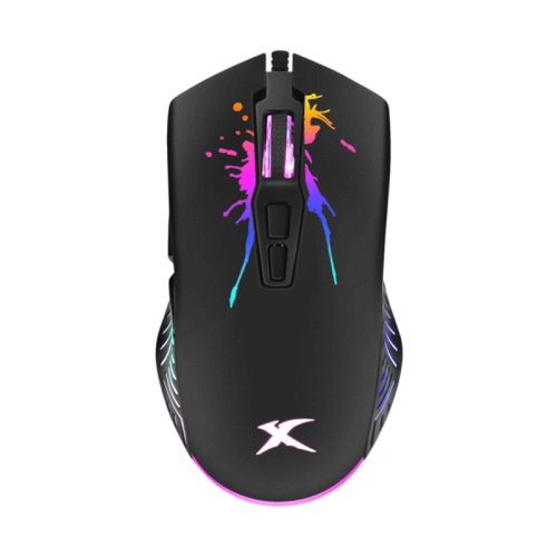 Xtrike Me GM-215 - Optical Gaming Mouse, Wired with 7 Buttons and Backlight, DPI 1200 to 7200, Black
