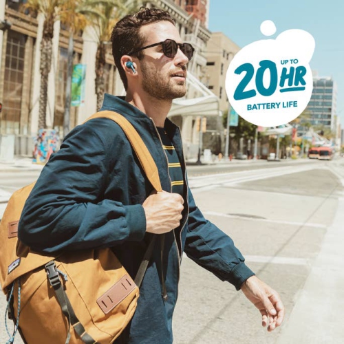 iFrogz Airtime Pro - Truly Wireless Stem Earbuds - Blue