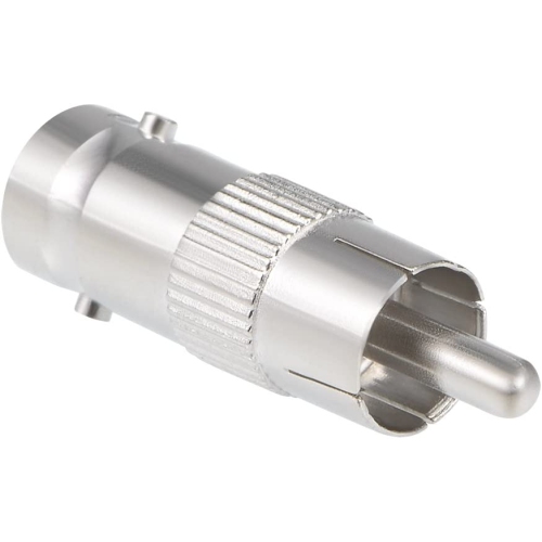 Ensemble de 2 adaptateurs BNC femelle vers RCA mâle connecteur coaxial pour caméra de surveillance en circuit fermé