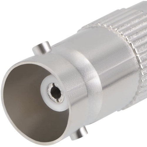 Ensemble de 2 adaptateurs BNC femelle vers RCA mâle connecteur coaxial pour caméra de surveillance en circuit fermé