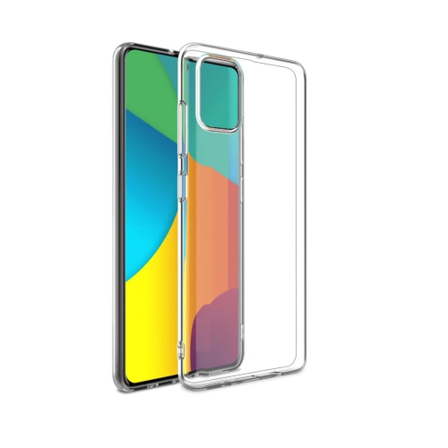 【CSmart】 Ultra Thin Soft TPU Silicone Jelly Bumper Back Cover Case for Samsung Galaxy A51, Transparent Clear