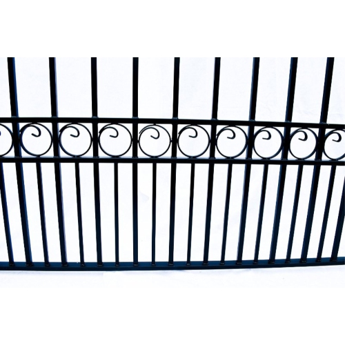 ALEKO DG14PARD Paris Style Dual Swing Steel Driveway Gate 14'