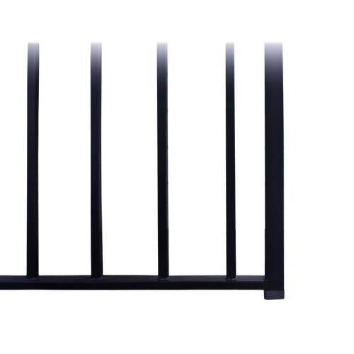 ALEKO DG12MADSSW Madrid Style Single Swing Steel Driveway Gate 12'