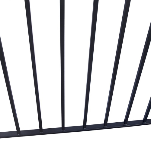 ALEKO DG12MADSSW Madrid Style Single Swing Steel Driveway Gate 12'