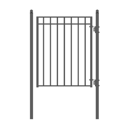 ALEKO Wrought Galvanized Steel and Powder Coated Paint MADRID Style Pedestrian Gate 5'