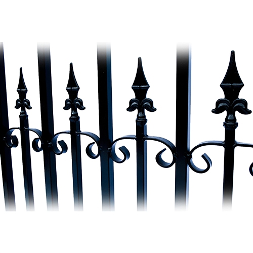 ALEKO® DG14VEND Venice Style Dual Swing Steel Driveway Gate 14'