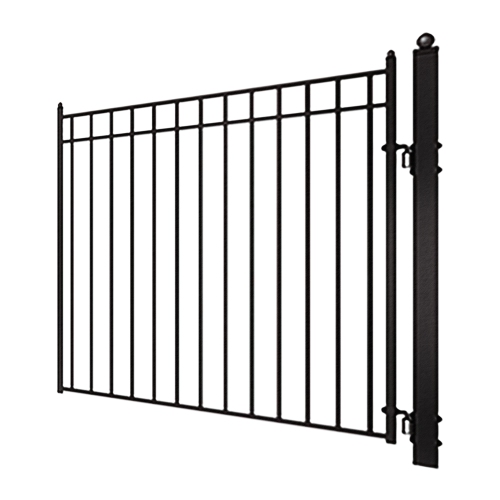 ALEKO DG14MADD Madrid Style Dual Swing Steel Driveway Gate 14'