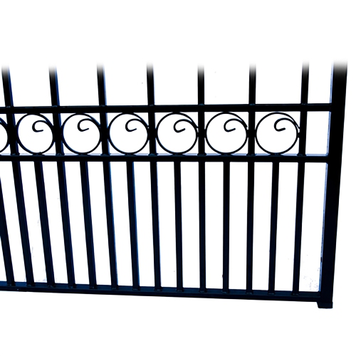 ALEKO DG14LOND London Style Dual Swing Steel Driveway Gate 14'