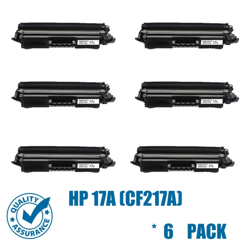 Printer Pro™ 6 Packs Deal HP 17A Black Toner Cartridge for HP Printer MFP M130fn M130a M130fw M130nw M102a M102w