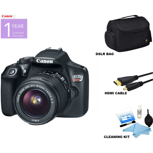 Canon EOS Rebel 1300D / T6 DSLR Camera with 18-55mm Lens USA - US Version w/ Seller Warranty