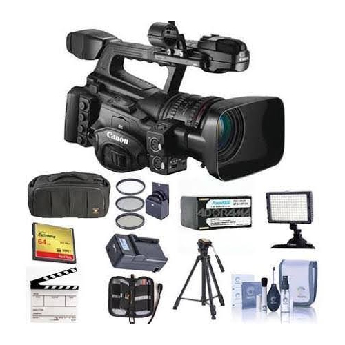 Ensemble avec caméscope haute définition Pro XF-305 de Canon et sac vidéo - version américaine avec garantie du vendeur