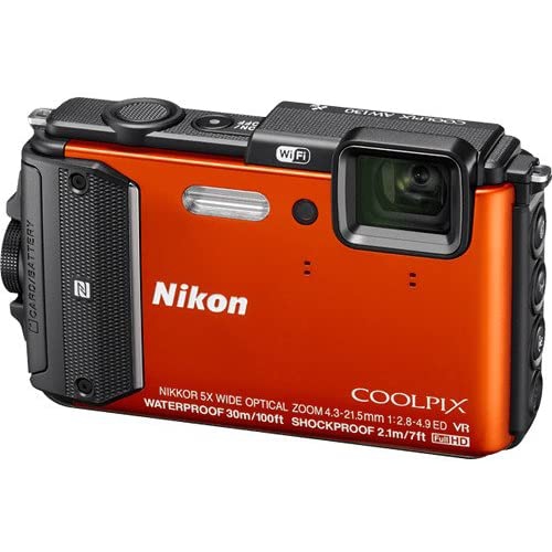 werper blijven middag Nikon COOLPIX AW130 Waterproof/Shockproof/Wi-Fi/GPS 16.0MP 5x Optical Zoom  Digital Camera - Orange | Best Buy Canada