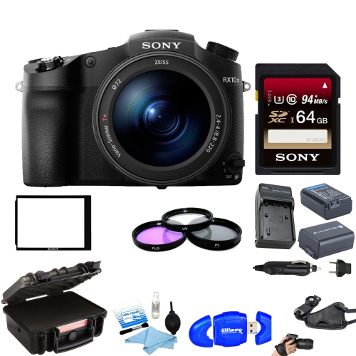 Sony DSC-RX10 III Cyber-shot Digital Camera w/ 64GB SD Card & Accessory Bundle - US Version w/ Seller Warranty