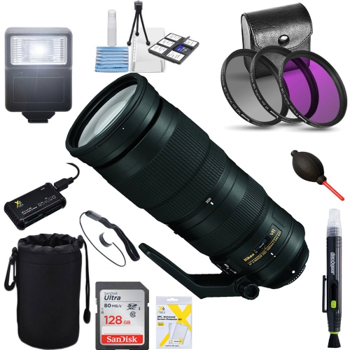 Nikon Af S Nikkor 0 500mm F 5 6e Ed Vr Lens With 64gb Essential Bundle Best Buy Canada