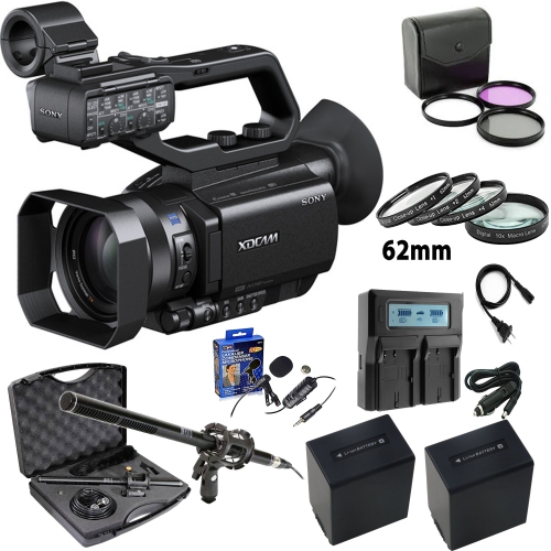 Sony PXW-X70 Professional XDCAM Compact Camcorder (Pal) with Professional  Microphone Deluxe Bundle