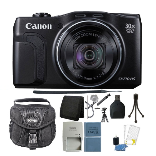voorbeeld Eigenlijk Kanon Canon PowerShot SX710 HS 20.3 MP Digital Camera Black Starter Kit - US  Version w/ Seller Warranty | Best Buy Canada
