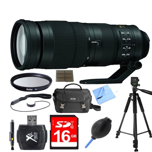 Nikon Af S Nikkor 0 500mm F 5 6e Ed Vr Lens With 16gb Deluxe Bundle Us Version W Seller Warranty Best Buy Canada