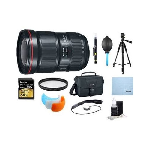 CANON  Ef 16-35MM F/2.8L Iii Usm Ultra Wide Angle Zoom Lens & Multi Accessories Bundle - Us Version W/ Seller Warranty