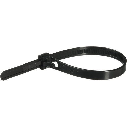Pearstone 8 Reusable Plastic Cable Ties - Black