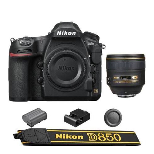 Nikon D850 DSLR Camera + AF-S NIKKOR 85mm f/1.4G Lens - US Version w/ Seller Warranty