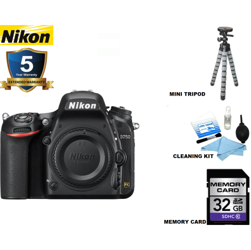 NIKON  D750 Dslr Camera (Body Only) Usa W/ Additional Accessories - Us Version W/ Seller Warranty