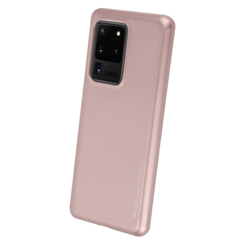TopSave – Étui en TPUR iJelly Metal pour A51 de Samsung, rose doré